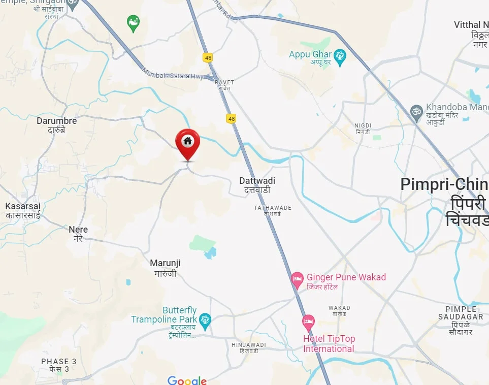 Rudraksh Vantage Punawale Map